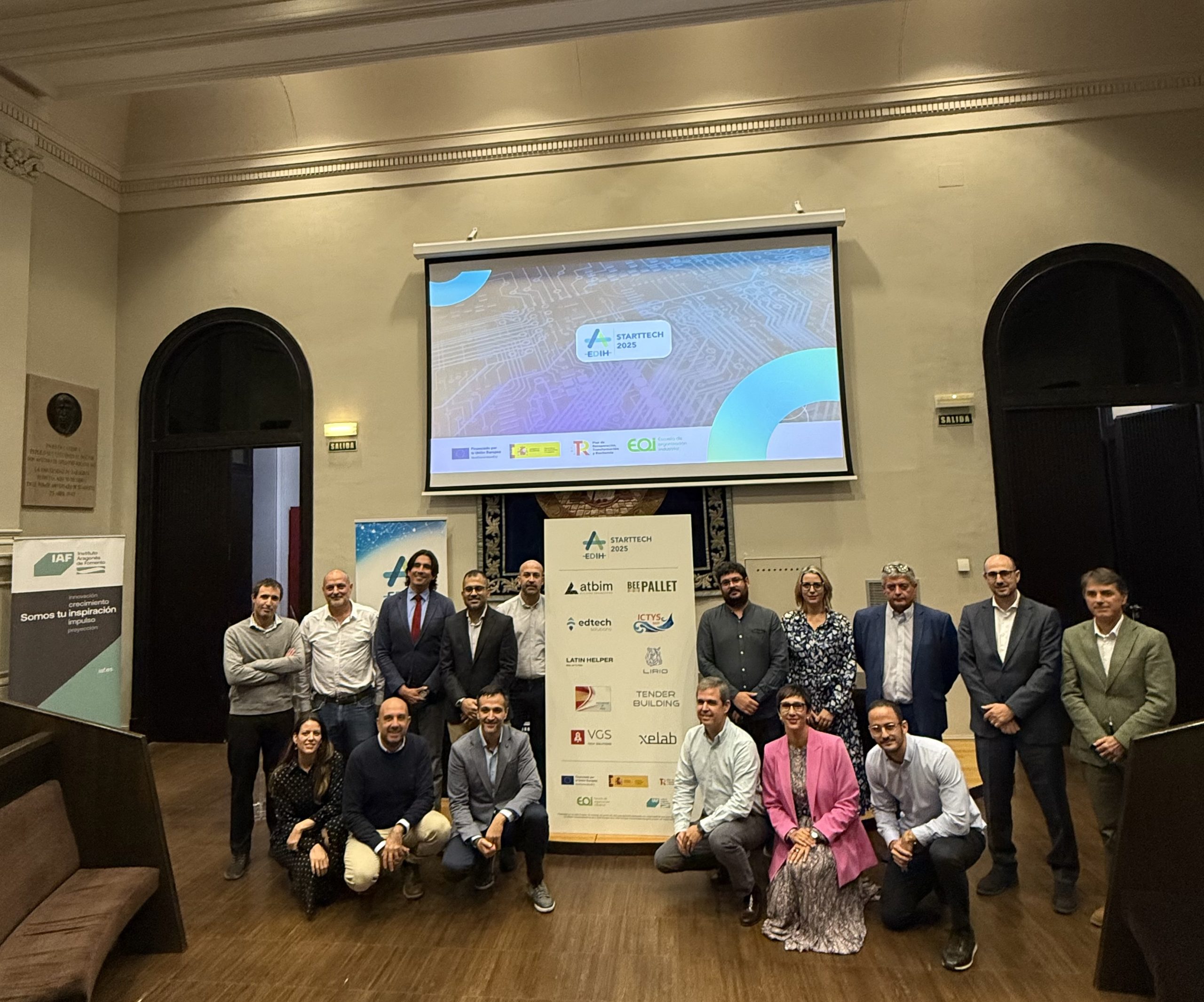 DemoDay Starttech del IAF en el Paraninfo Universidad Zaragoza